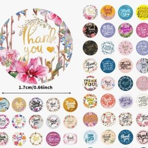 Colorful Thank You Sticker Set 500ct.